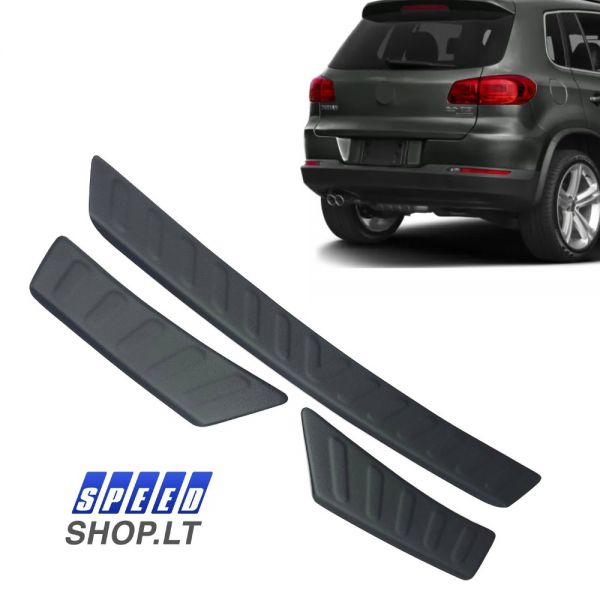 TIGUAN 5N juoda galinio bamperio apsauga